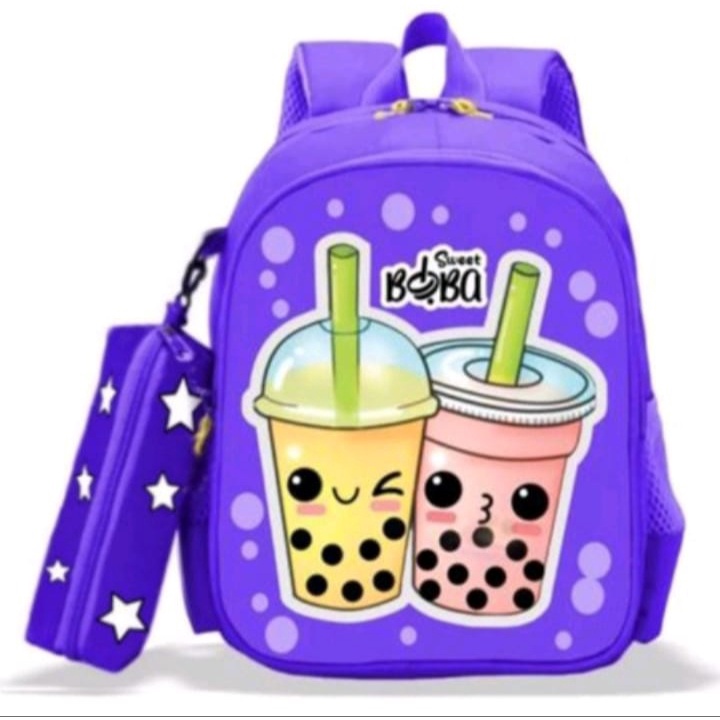 abel shop - Tas anak sekolah - Tas Ransel Anak - Karakter kartun Boba terbaru 2022 untuk TK &amp; SD 1-4 bisa bayar di tempat ( COD ) tas ransel boba gelas tas boba viral tas boba kekinian tas ransel boba anak perempuan laki-laki