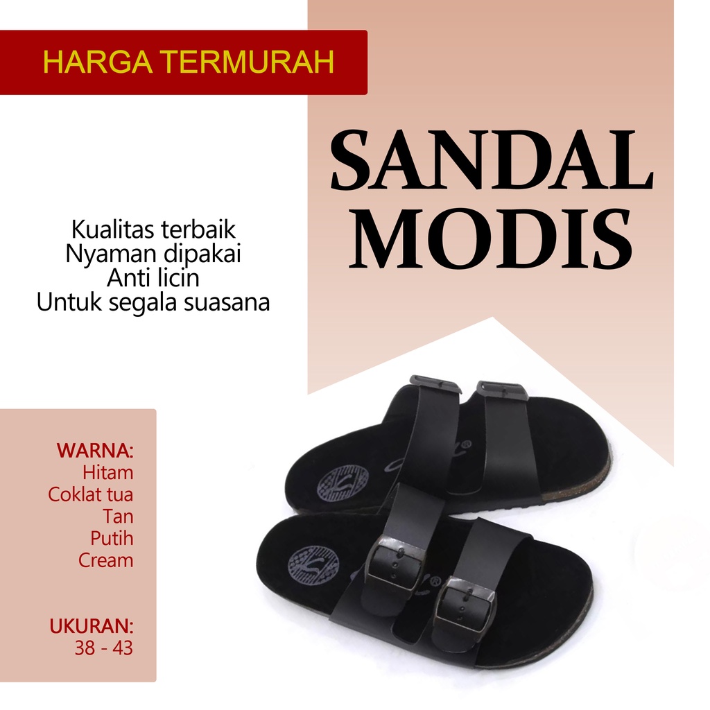 PROJACK SANDAL CASUAL KULIT PU PRIA/ SELOP REMAJA COWOK TERBARU