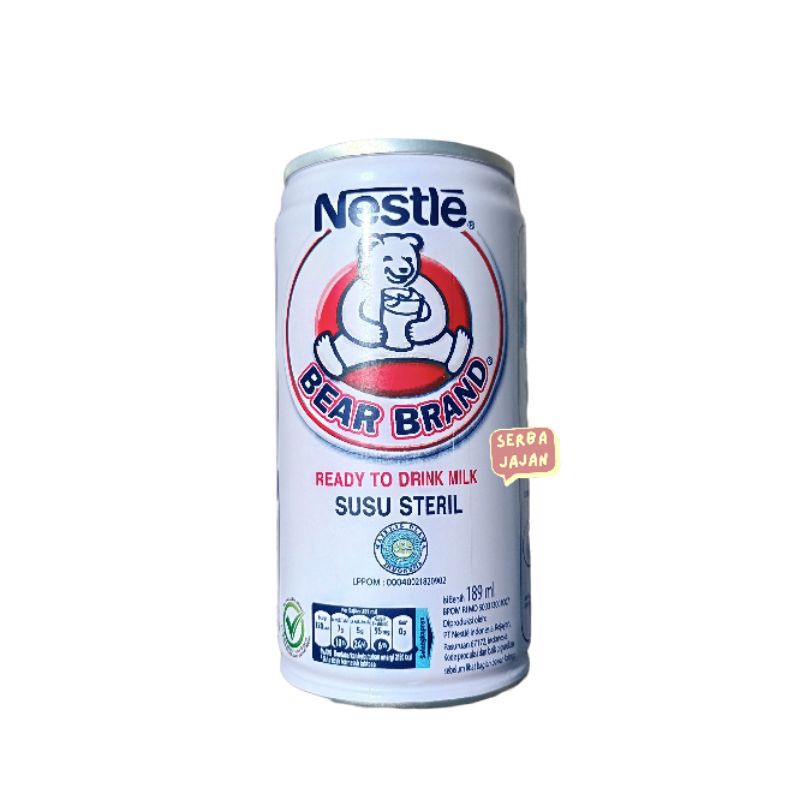 

SUSU STERIL BEAR BRAND 189ml
