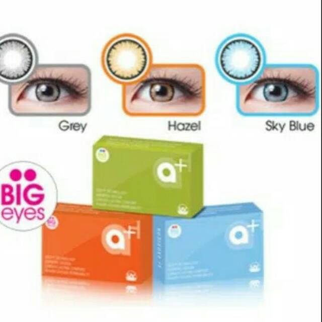 Softlens A+ New / softlens X2 A+ Big Eyes / softlens a plus by Exoticon