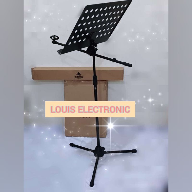 Professional Stand Book + Stand Microphone Kualitas Bagus