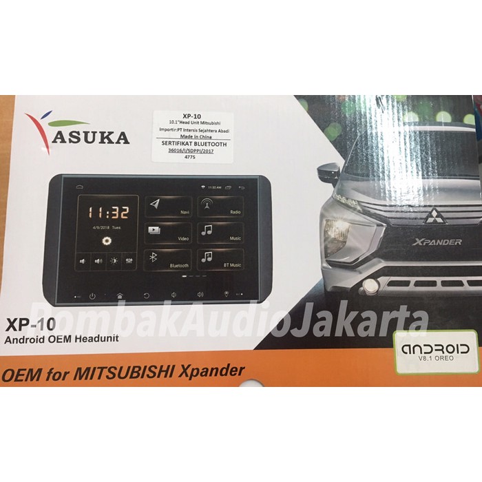 OKE BGT  HEAD UNIT ASUKA XPANDER XP-10 DF01