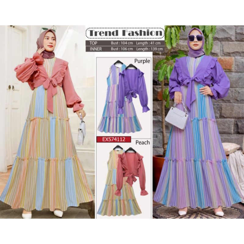 GAMIS CARDY PELANGI ELLIE EXTU