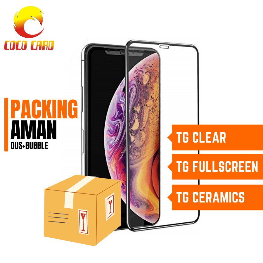 TEMPERED GLASS IPHONE 11 PRO TG ANTI GORES KACA SCREEN PROTECTOR TG CLEAR FULL CERAMIC BLUE LIGHT
