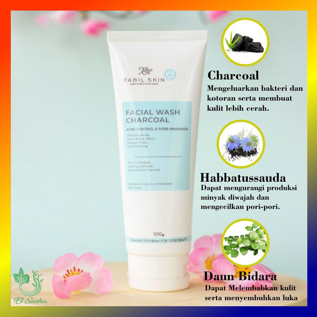 Sabun Muka Fabil Pria Dan wanita Kulit Jerawat Komedo Bopeng Flek Hitam