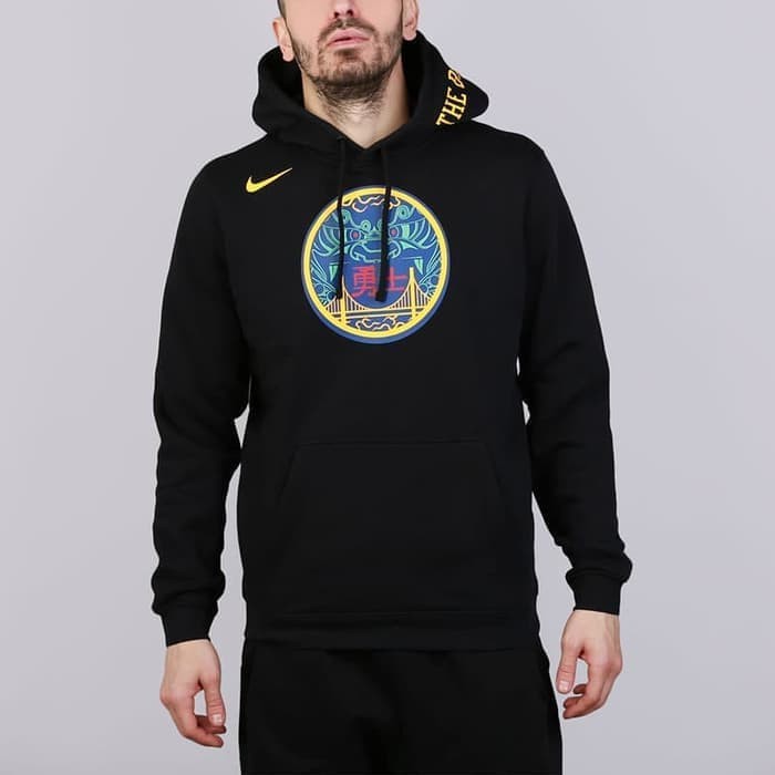 HE818 Jaket Hoodie Sweater Jumper Nike The Bay GSW Golden State Durant