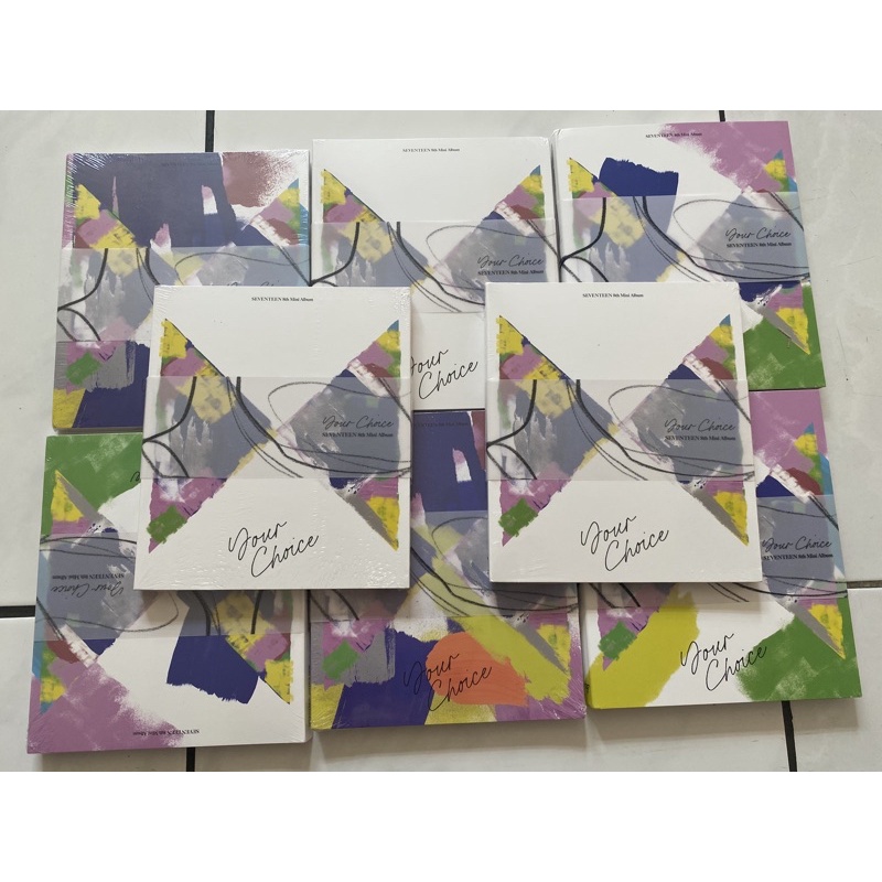 READY STOCK ALBUM YOUR CHOICE SEVENTEEN FIRSTPRESS SEALED