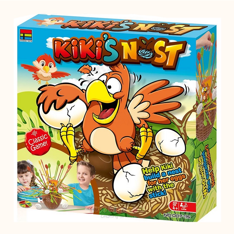 Kiddy Fun Kiki Snost Classic Games Mainan Tarik Telur Ayam Chicken Egg Eggs Kikisnost Kiddyfun