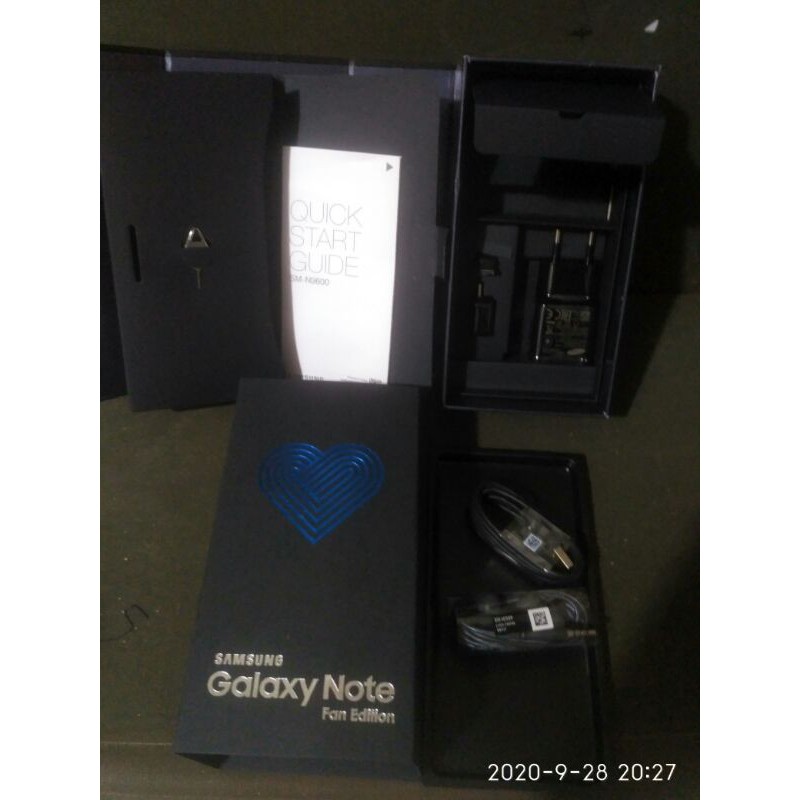 

Dus box Samsung noTE (f E) full acessoris free imei