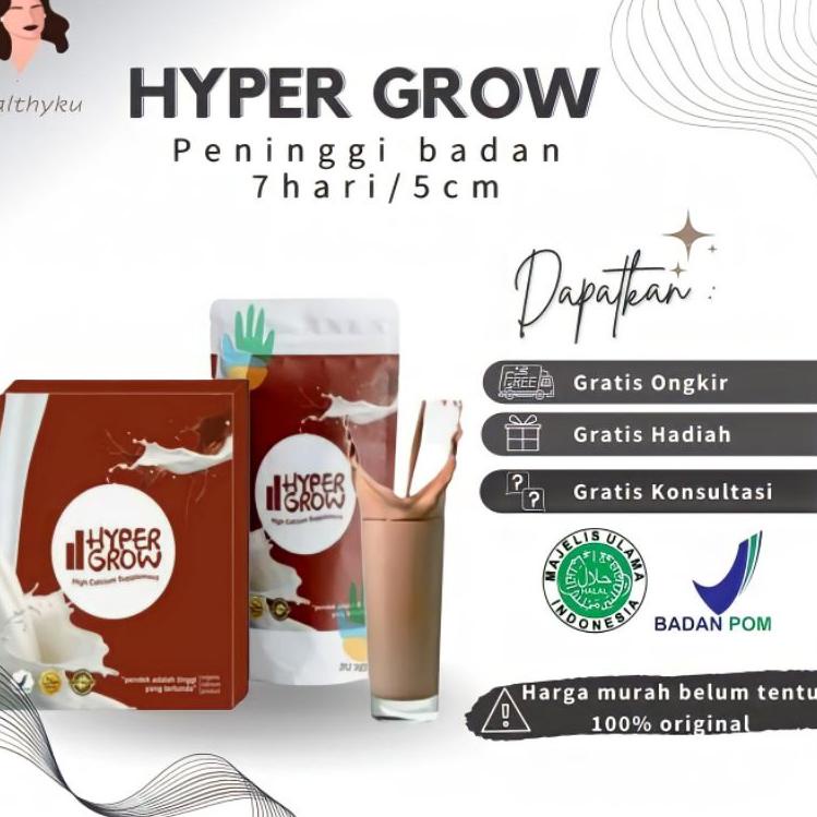 

Nikmati [ PROMO ] HYPER GROW UP PENINGGI BADAN / SUSU PENINGGI BADAN !,