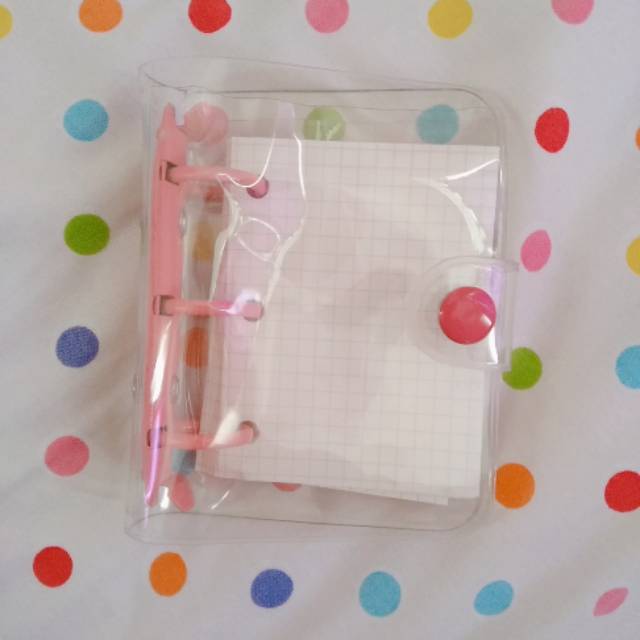 

Ready Mini 3 Ring Photocard Binder Pink