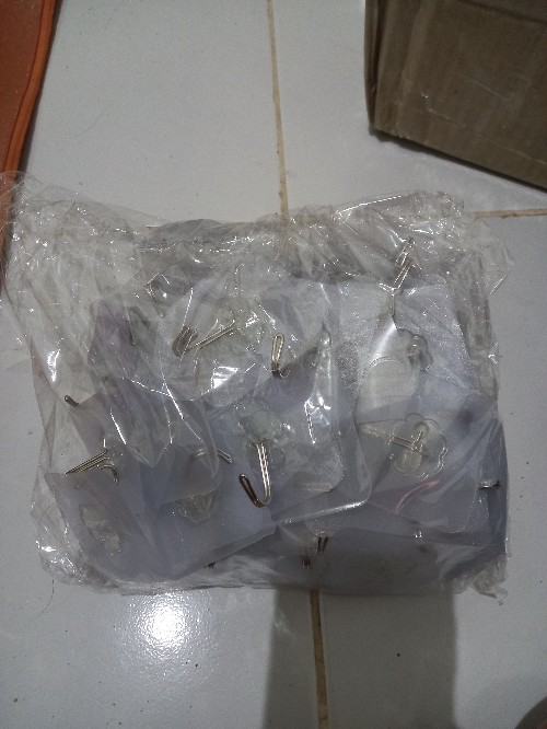 [grosir] 100pcs Gantungan Hook Magic Hook Baju Hook Multifungsi