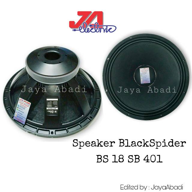 SPEAKER KOMPONEN BLACKSPIDER BS 18 SB 401