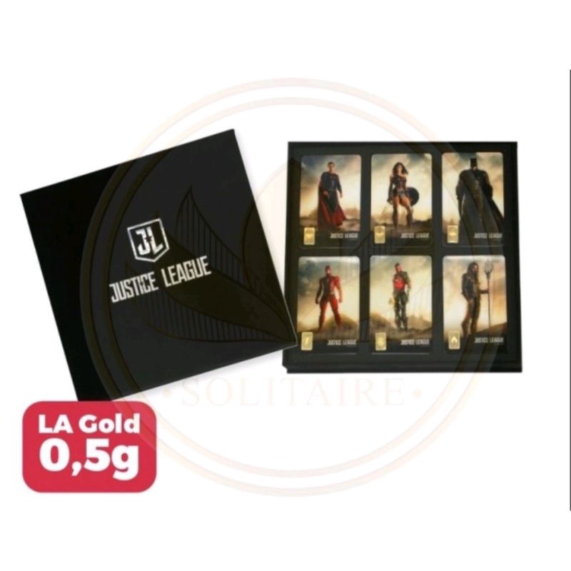 HAMPERS SUPER HERO LOTUS ARCHI JUSTICE  LEAGUE 0.5 (6PCS) + BOX ORIGINAL LEAGUE