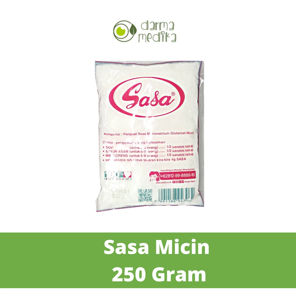 Gourmet Powder MSG Micin Sasa 250 gr 25gr