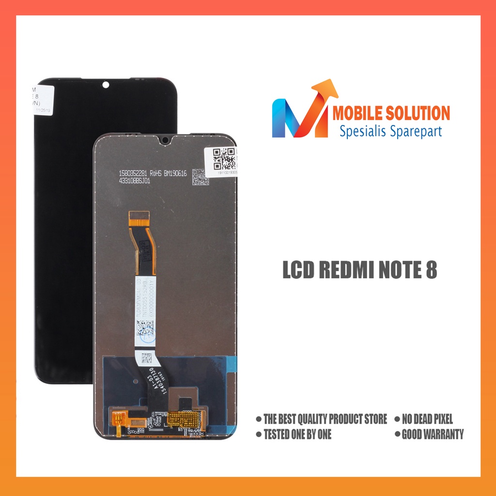 Grosir LCD Xiaomi Redmi Note 8 ORIGINAL 100% Fullset Touchscreen Garansi 1 Bulan + Packing / Bubbel