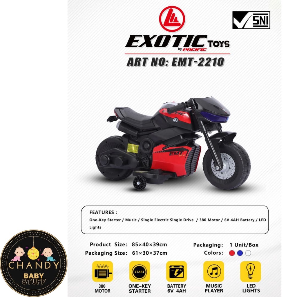 SEPEDA MOTOR AKI ANAK EXOTIC EMT 2210