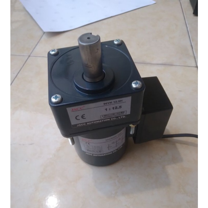 Ac Motor Gearbox JSCC Ratio 1:12.5 40W Baru