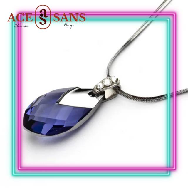 Perhiasan Kalung Liontin Swarovski | Gea Tanzanite by AR Hestia | Kalung | Liontin | AR Hestia | Ori