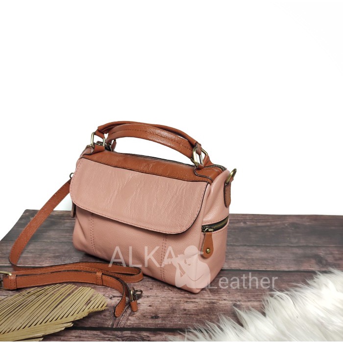 TAS Kulit Asli Sapi, Tas Garut, Tas Wanita - Size L