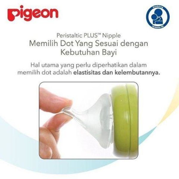 *FRAULEINCO* Pigeon Wide Neck Bottle PP Nipple - 240mL | Botol Bayi Leher Lebar