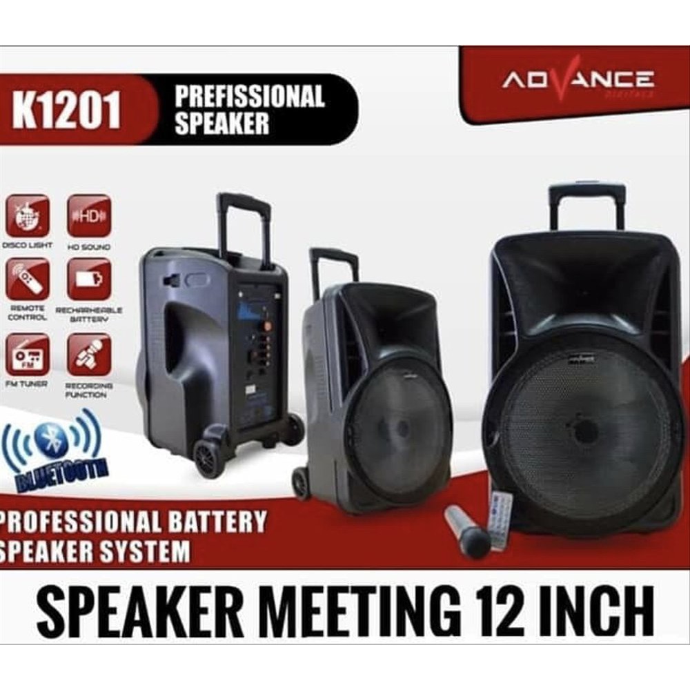 SPEAKER BLUETOOTH +MIC +REMOTE ADVANCE K-1201