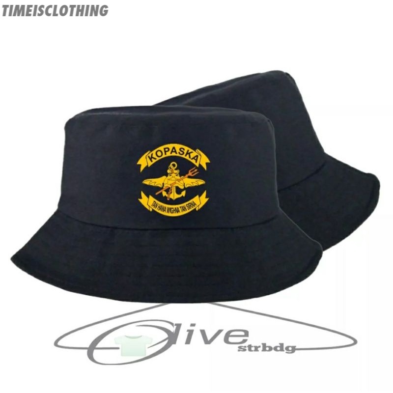 TOPI BUCKET HATS KOPASKA LOGO // TOPI KOPASKA TIC