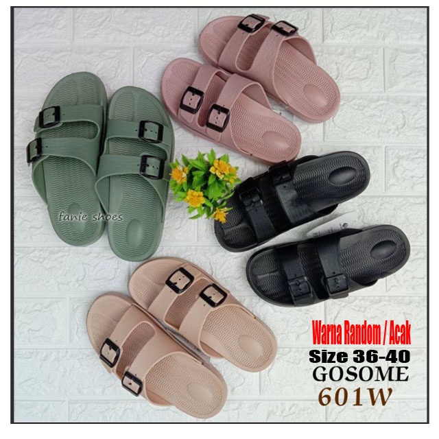 Gosome 601W Sandal Karet 36-40 Selop Wanita / Sandal Santai Wanita Waterproof