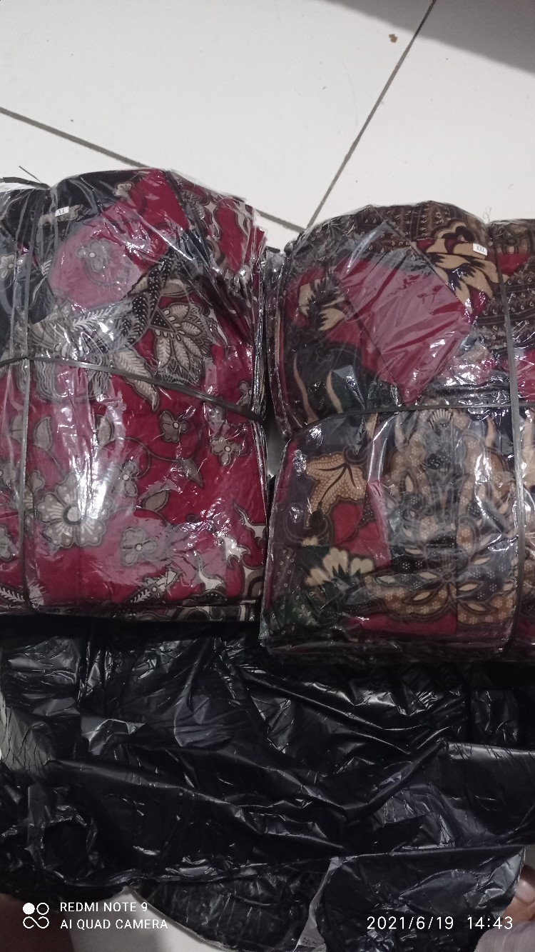 Baju Batik Pria Slimfit Big Size M L Xl Xxl Atasan Kemeja Batik Lengan Panjang Original