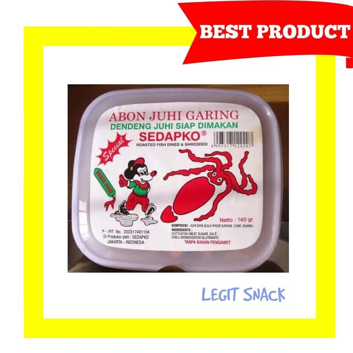 

SEDAPKO JUHI GARING SNACK PANGGANG 140 Gr