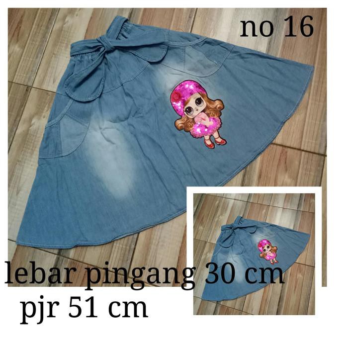 peralatan lettop ROK JEANS ANAK PEREMPUAN / LEVIS MODEL SPAN PENDEK UTK USIA 7 / 10 TH Limited