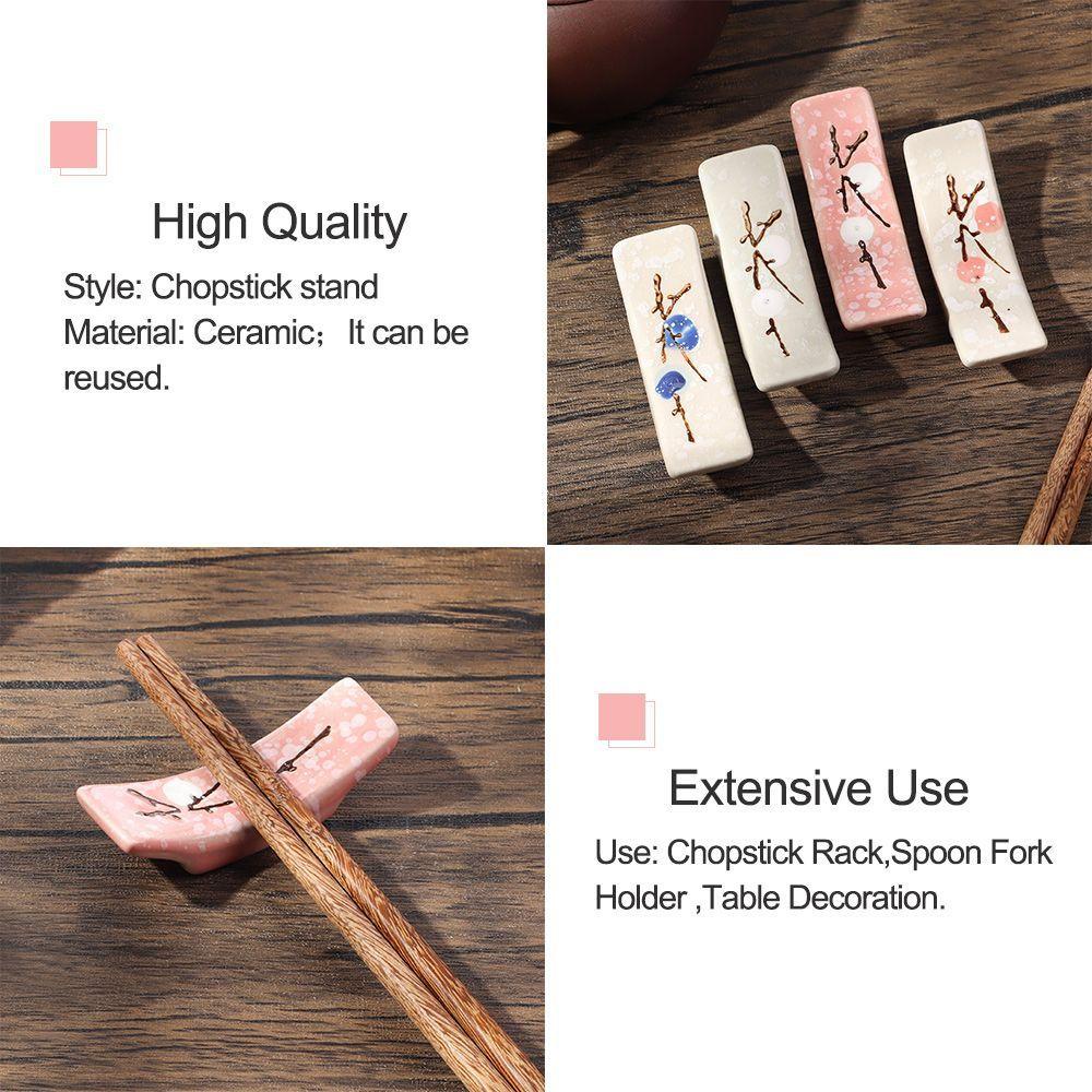 [Elegan] Tempat Sumpit Kreatif Sendok Garpu Dapur Dekorasi Rumah Chopstick Rest Tableware Tools Hotel Rak Peralatan Makan