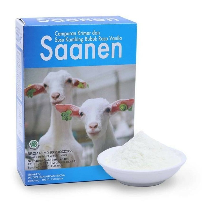 

Saanen Susu Kambing Rasa Vanila 200gr ORIGINAL