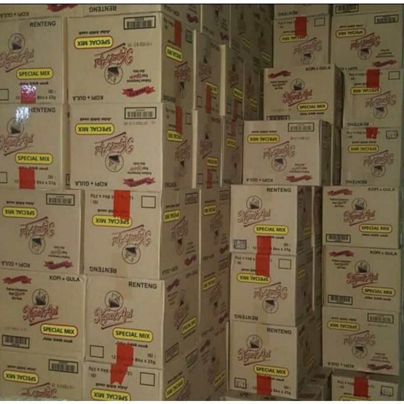 

Kopi kapal api spesial mix dus isi 10 renceng