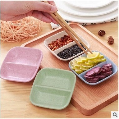 Tempat Sambal Saos Saus Sekat 2 Bumbu Kecap Serbaguna