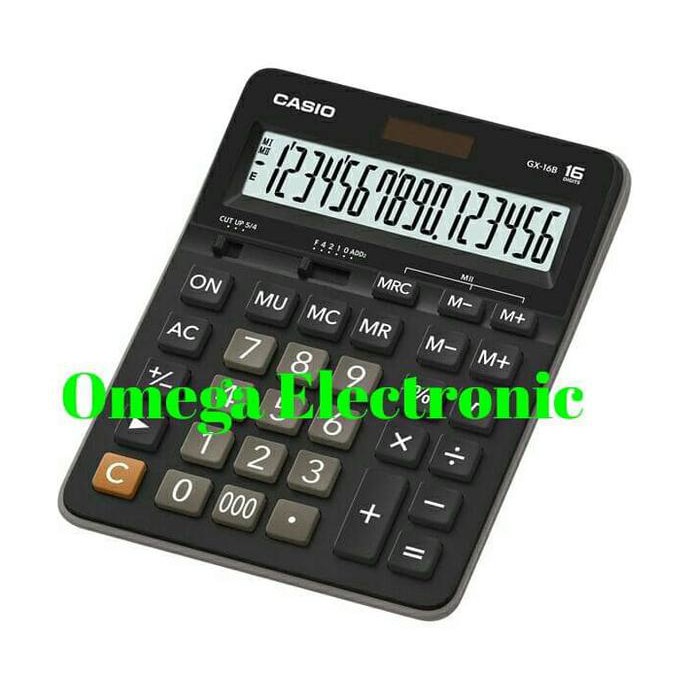 

Casio Gx 16S - Calculator Desktop Kalkulator Meja Kantor Office Gx-16S