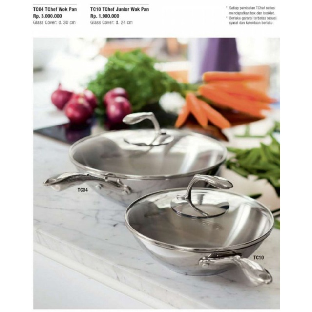t chef junior wok pan d = 24cm