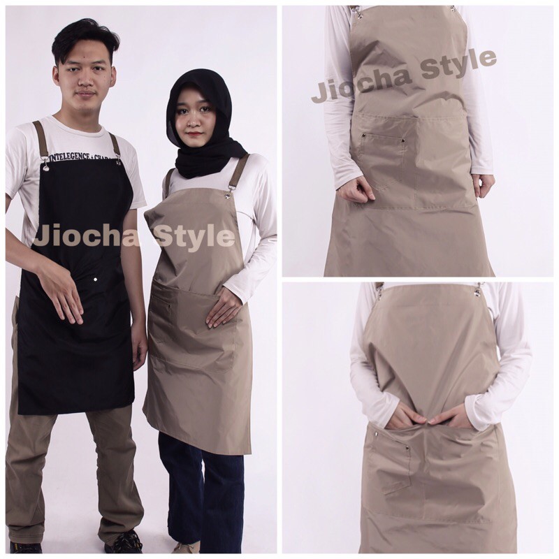 APRON/CELEMEK barista babershop koki  serbaguna BAHAN PREMIUM