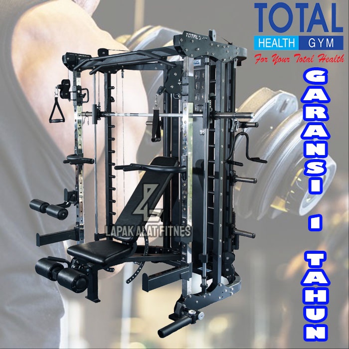 Alat Olahraga Fitness Multi Gym TL-088 | Power Rack Total Health Gym Multi Function Trainer