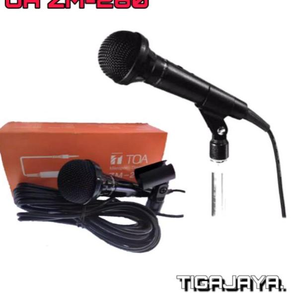 Garansi Harga Mic / Microphone/ Mik / Mikropon Dinamik Kabel TOA ZM - 260