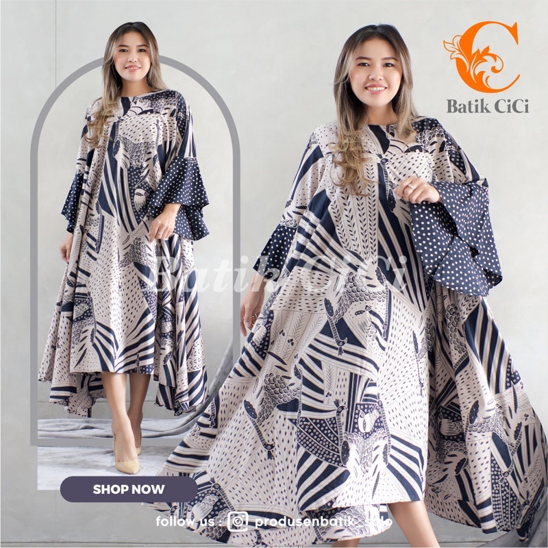 abaya muslim gamis batik modern terbaru 2022