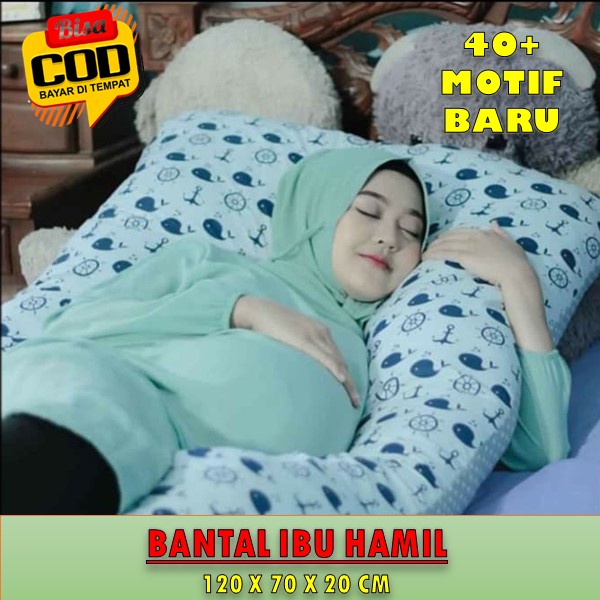 Bantal Ibu Hamil Bantal Penyangga Perut Bantal Tidur Hamil Motif Karakter Lucu