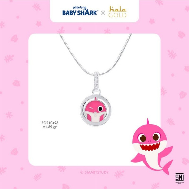 Liontin Hala Gold Baby Shark Collections PD210495