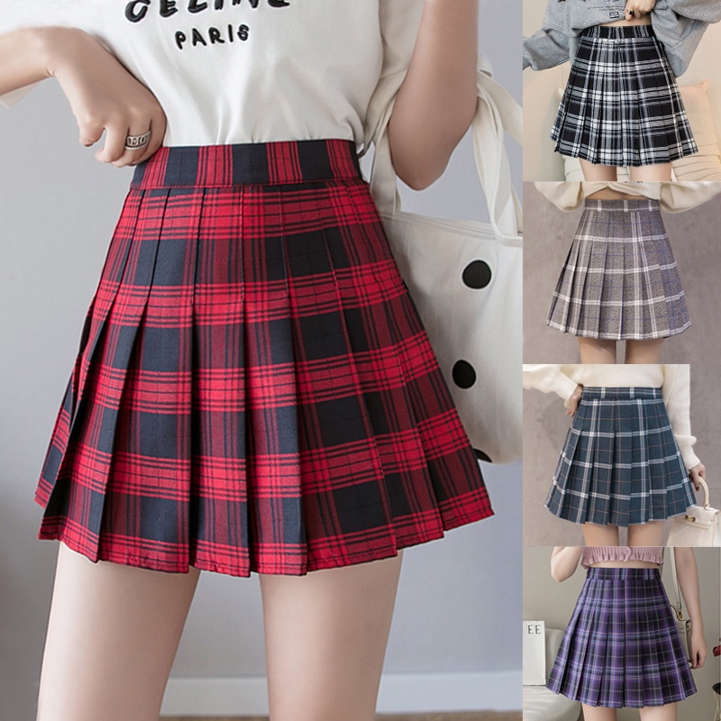 KARAKOREA 8801 Korean Pleated Skirt/Rok Mini/Rok Lipit Lisa/japanese skirt/Rok Korea Skirt