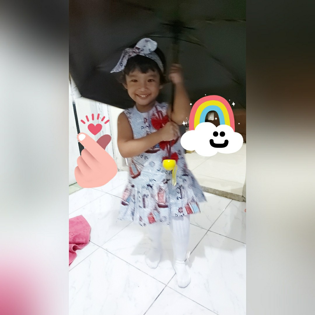 Nea Cotton Kutung Dress Olin Sailor O-09 Dress Batik Kutung Modern Anak Perempuan Cewe Cewek