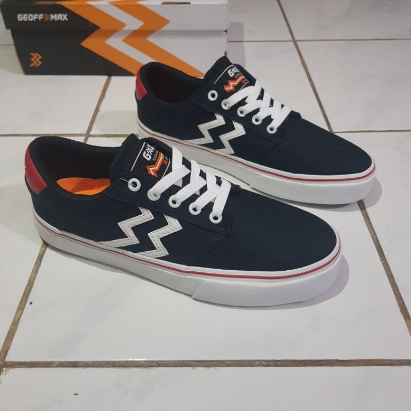 Sepatu Geoff Max X Mike Milford - Gavin Navy White