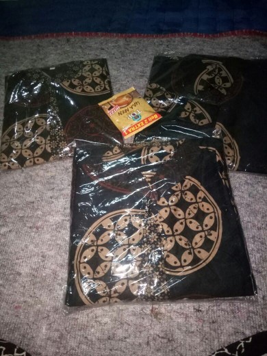 Set Couple Marina • Couple Gamis Batik • Couple Kemeja Batik • Batik Couple