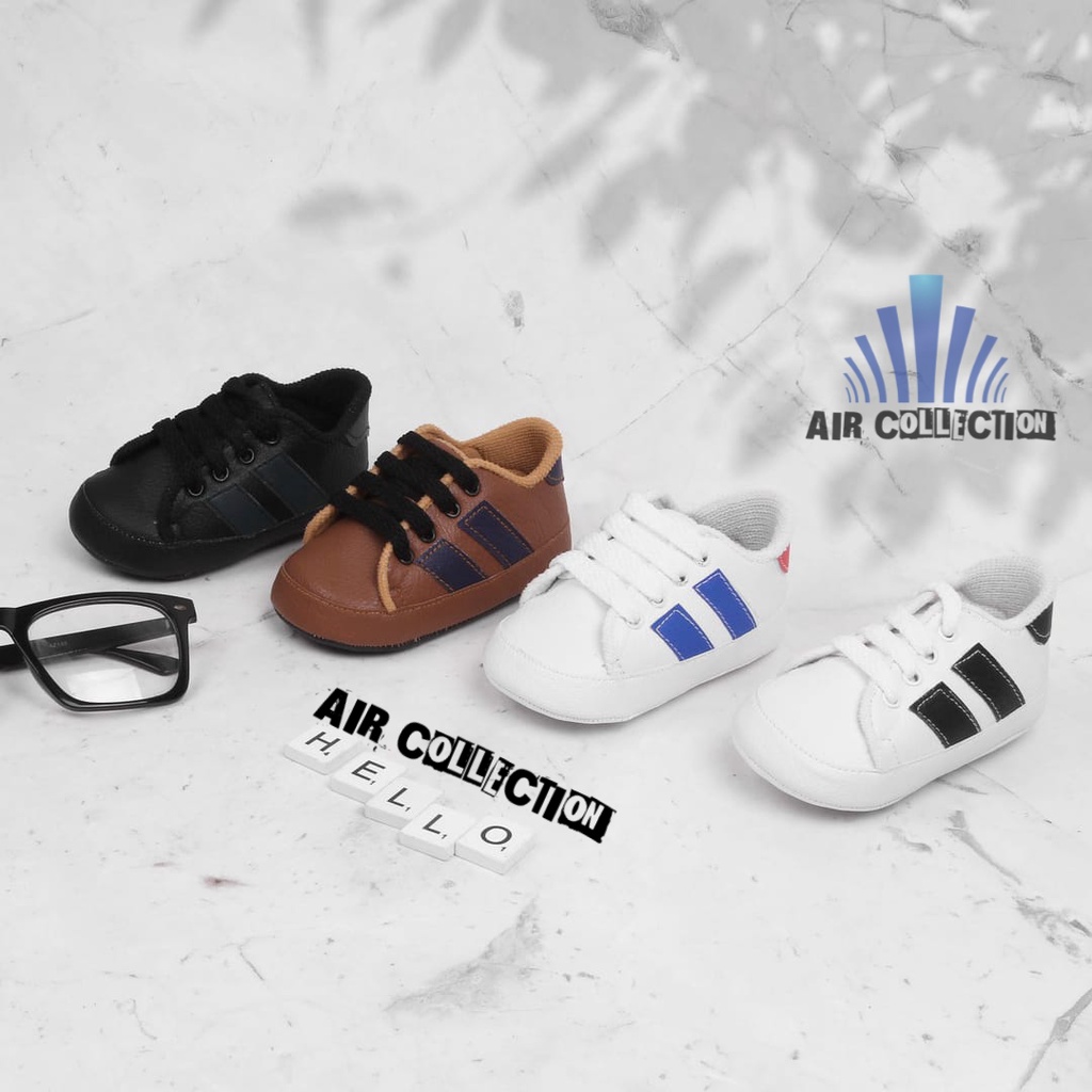 Sepatu Bayi Perempuan Usia Umur 0 12 Bulan Prewalker Sneakers Baby Belajar Jalan ADS - Air Collcetion