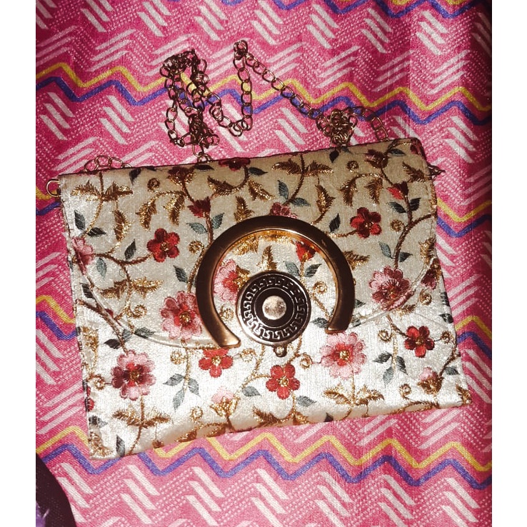 TAS INDIA JASTIP INDIA TAS SELEMPANG AKSESORIS INDIA TAS PESTA INDIA TAS WANITA