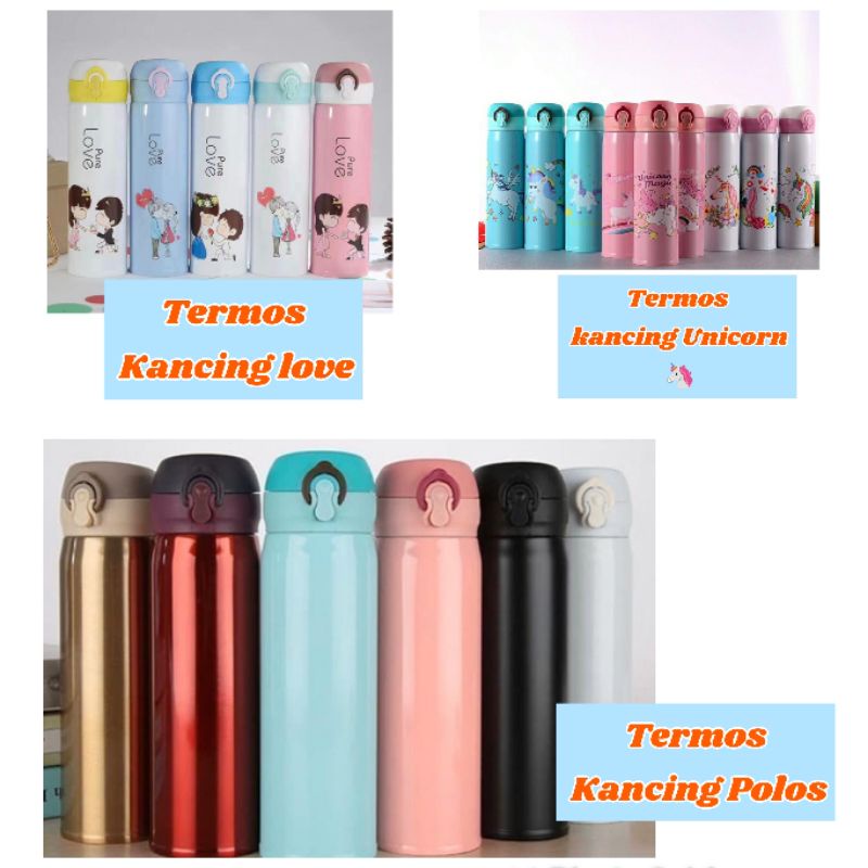 Termos Air Panas Niagara Termos Kancing Vocuum Flask